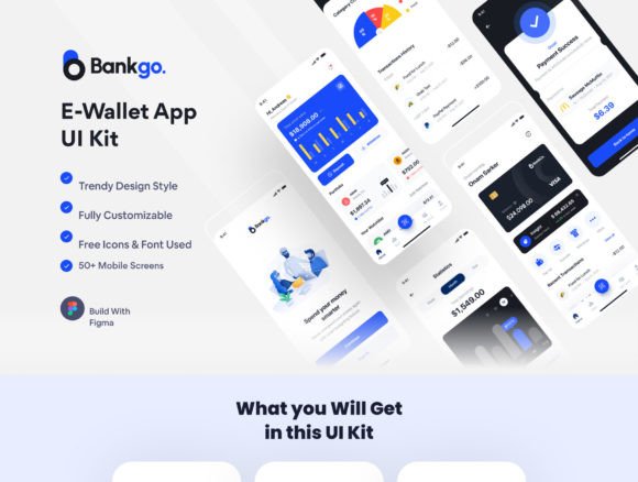 Bankgo - E-Wallet App UI Kit: A Designer's Blueprint for Modern Finance Apps