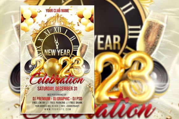 Create Stunning New Year Invitations with Editable Templates