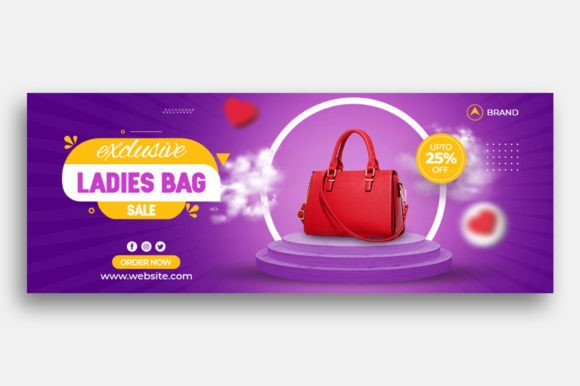 Elevate Your Brand with a Stunning Ladies Bag Sale Facebook Cover