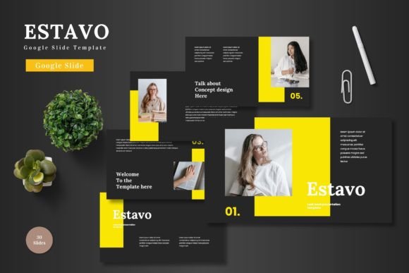 Estavo - Google Slide Template: Your All-in-One Presentation Kit