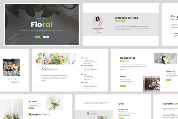 Florist Google Slides Presentation: A Guide for Your Flower Shop