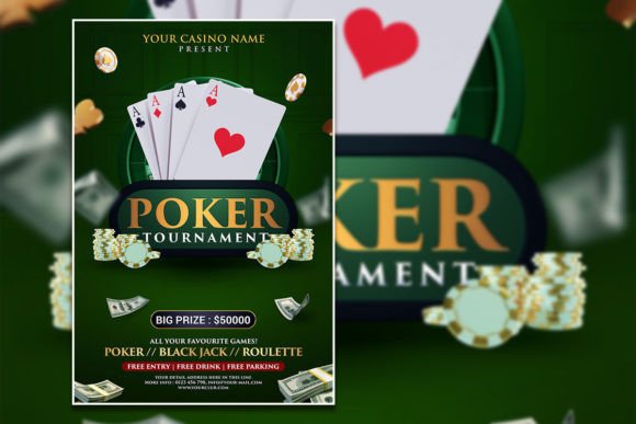 Hosting a Casino Night? Get the Perfect Editable Flyer Design