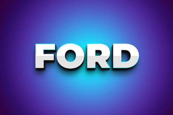 Instant Dimension: Master the Ford 3D Text Style Effect PSD