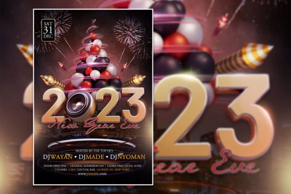 Ring in the New Year with a Show-Stopping Flyer Design
