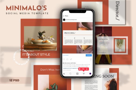 Streamline Your Feed: Inside Minimalo's Social Media Template