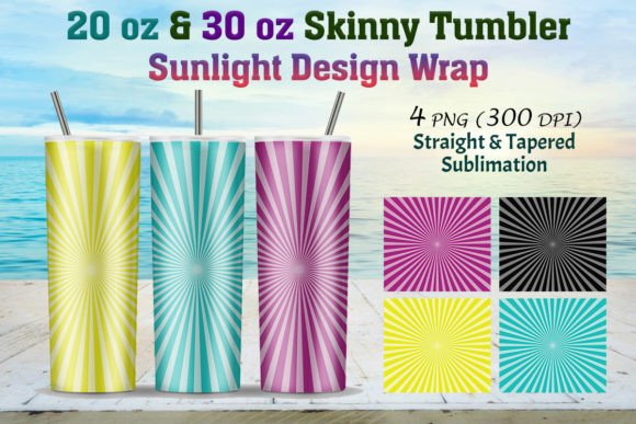 Sunlight Skinny Tumbler Wrap: A Designer's Guide to Vibrant Branding