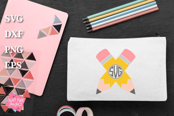 Unwrap Your Creativity: The Pencils Monogram Frame